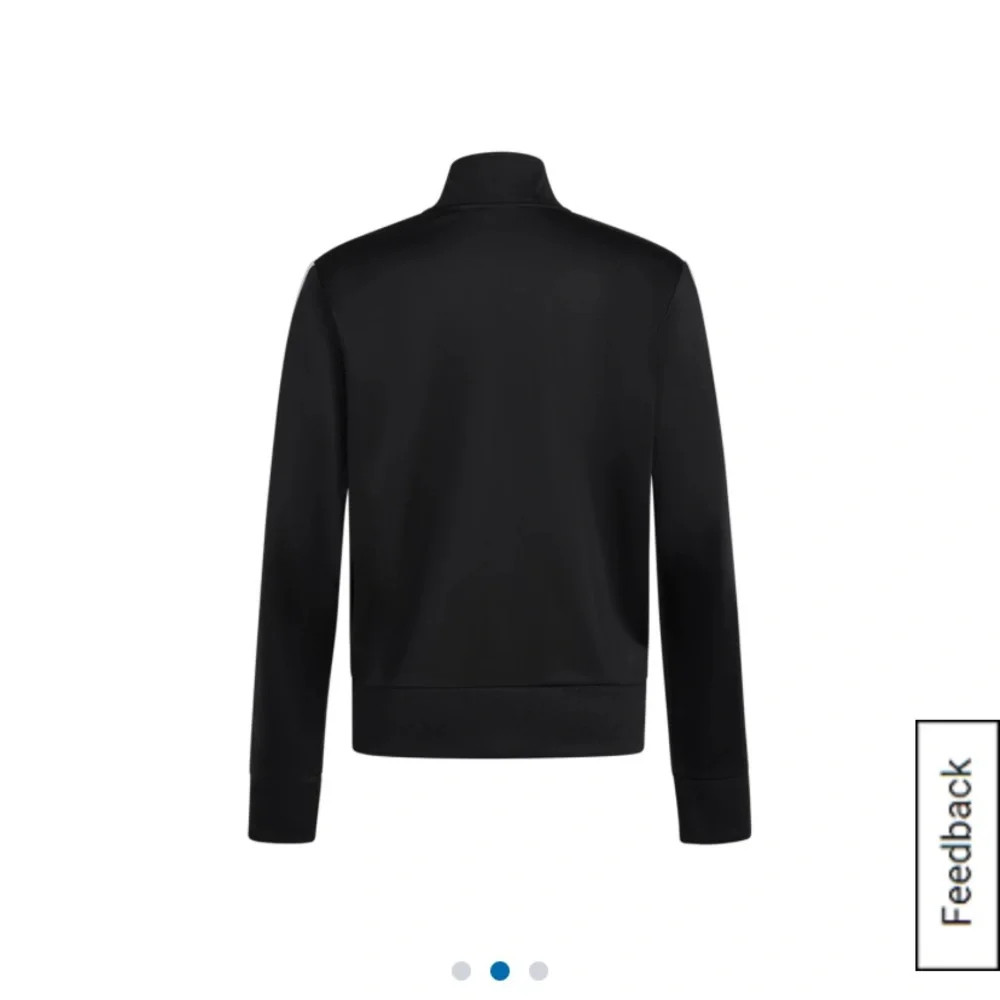 Adidas Boys Black and White Track Jacket